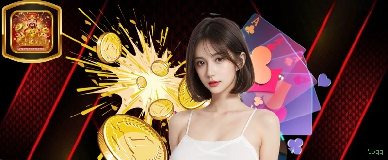 Imagem promocional do login da 55qq